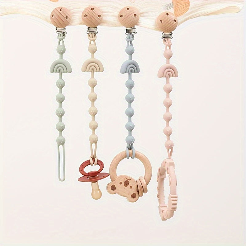 2pcs Silicone Pacifier Clips