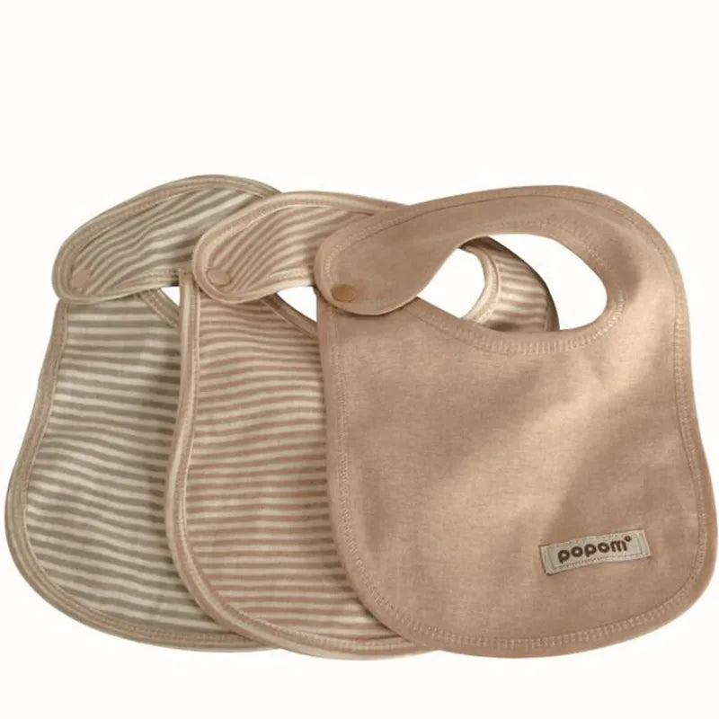Popom 3 Piece Newborn Baby Bibs