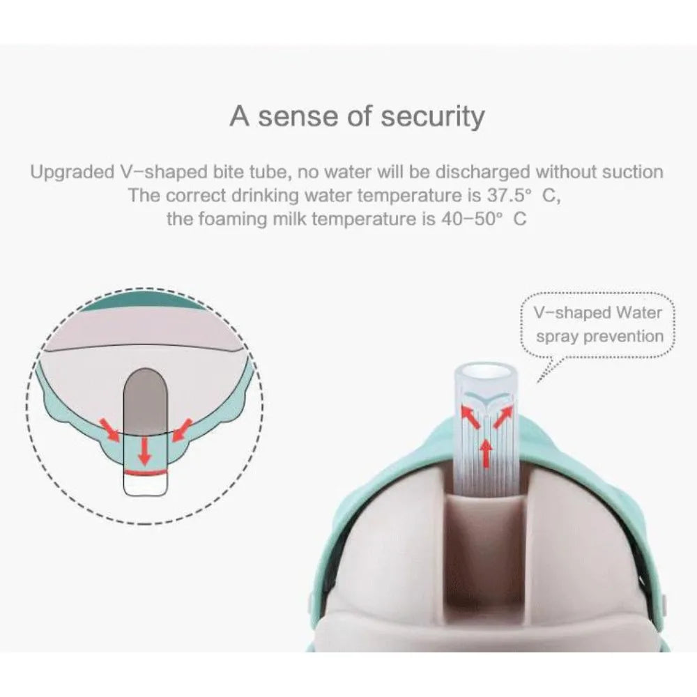 Leak-Proof Cartoon Animal Sippy Cup 300ml