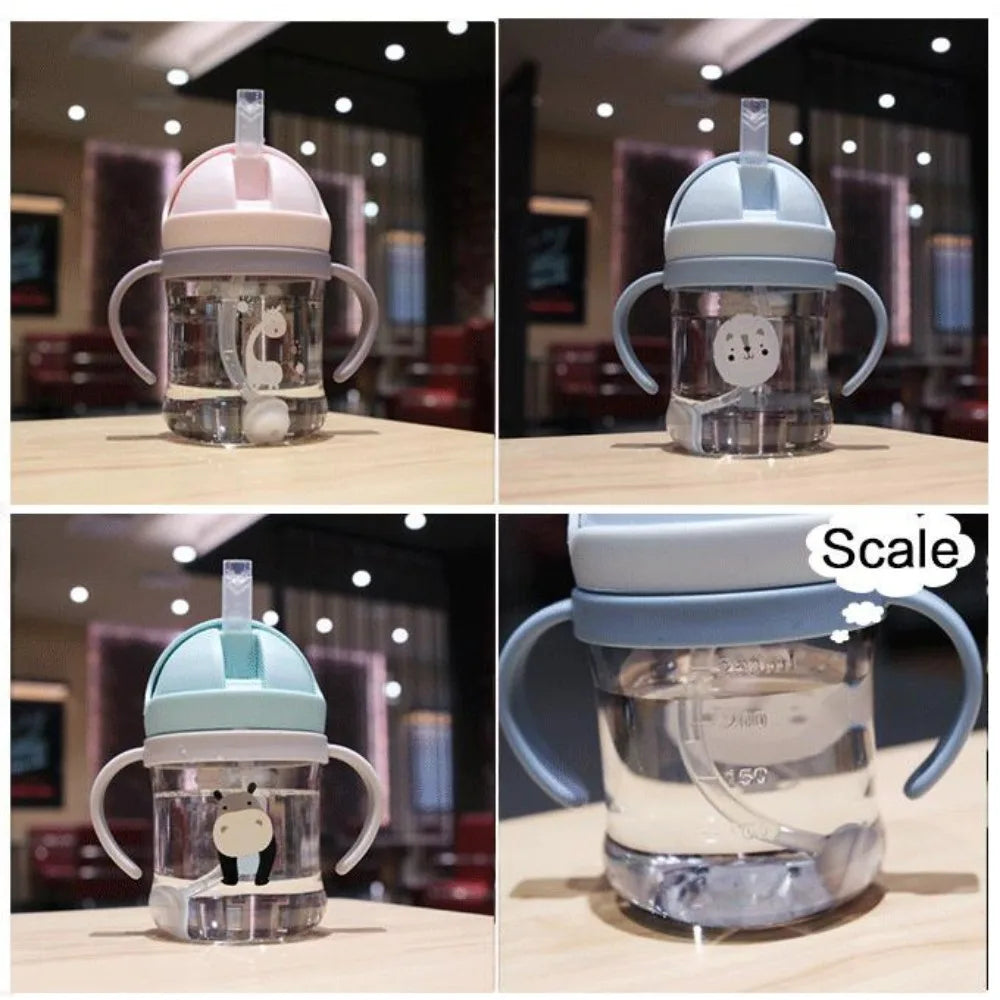Leak-Proof Cartoon Animal Sippy Cup 300ml