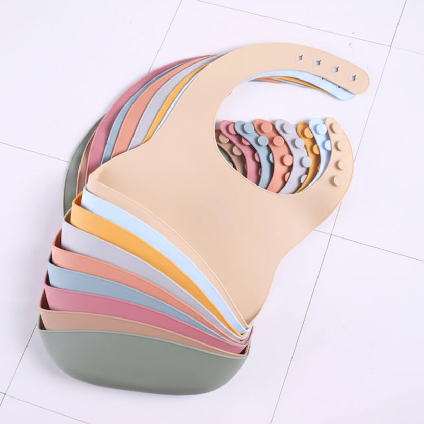 Baby Bib Silicone Drool/Food Catcher