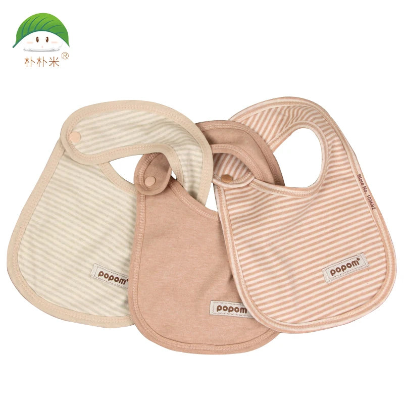 Popom 3 Piece Newborn Baby Bibs