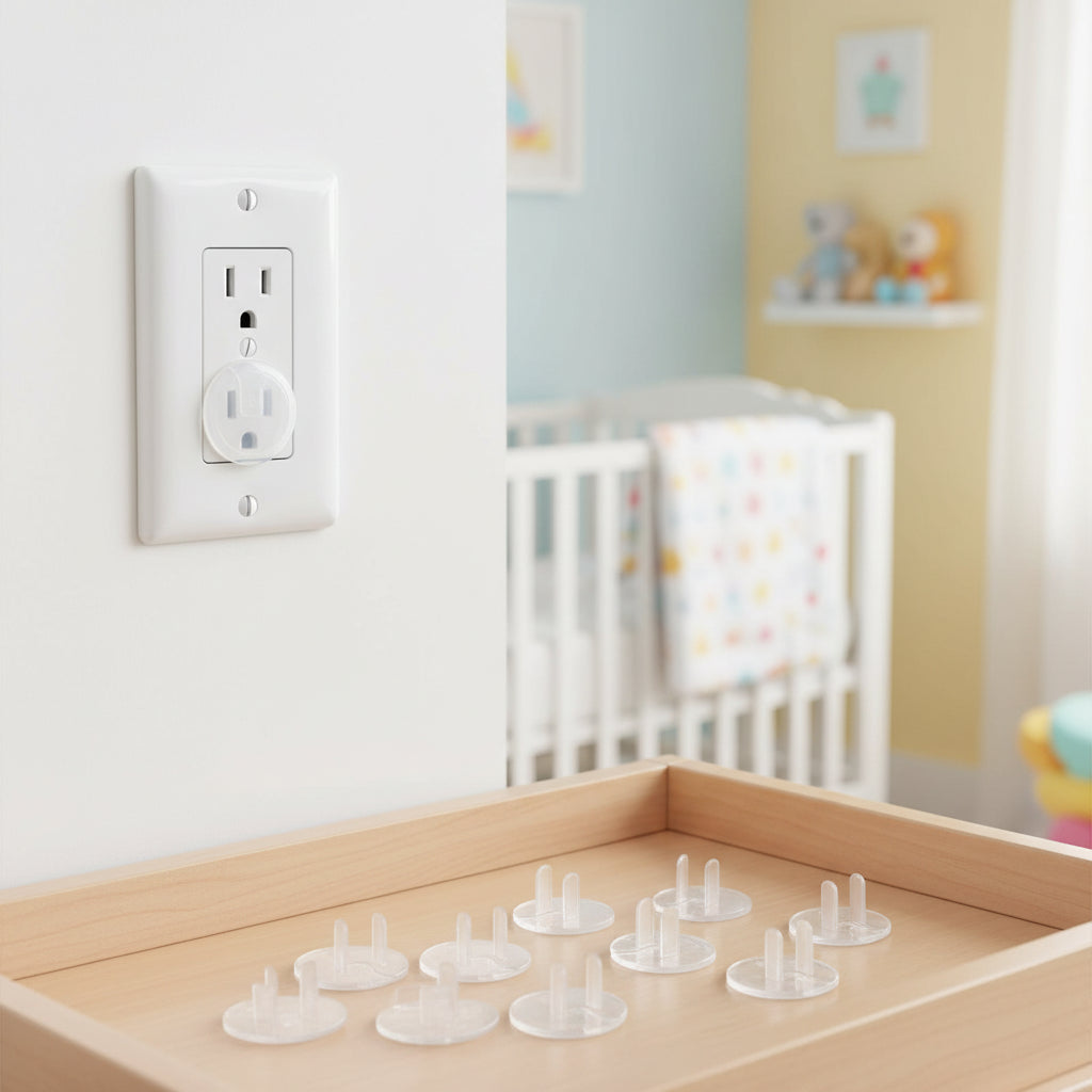 4/12PCS Childproof Outlet Covers