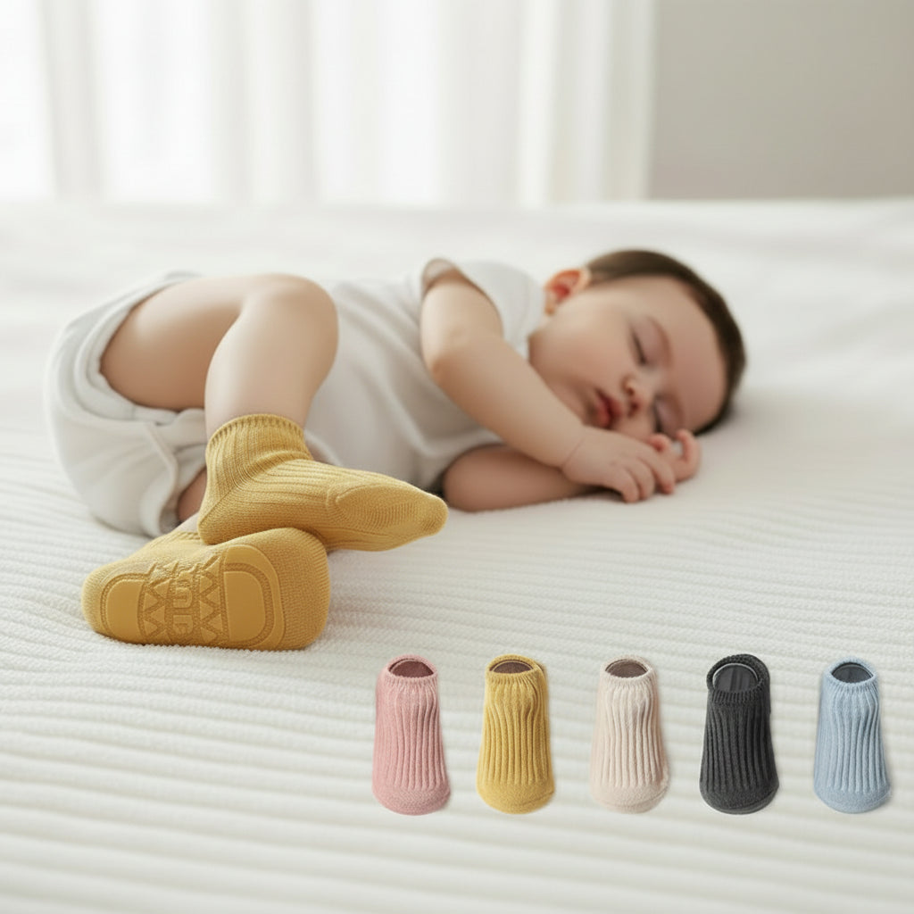 Anti-slip baby socks