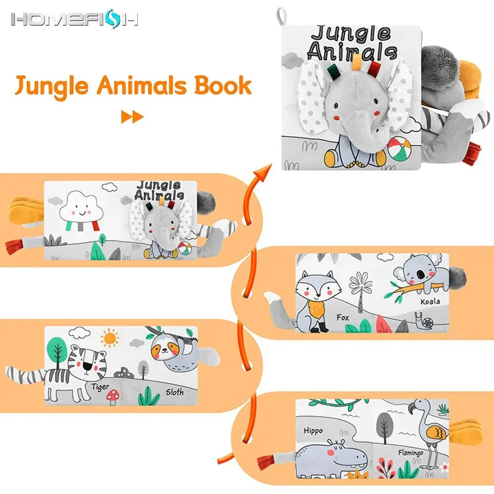 Soft Baby Books 3D Touch