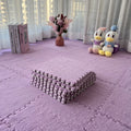 4-20 PCS Baby Plush Activity Play Mat