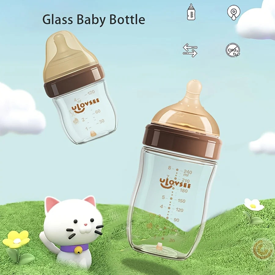4oz,8oz Glass Baby Bottles