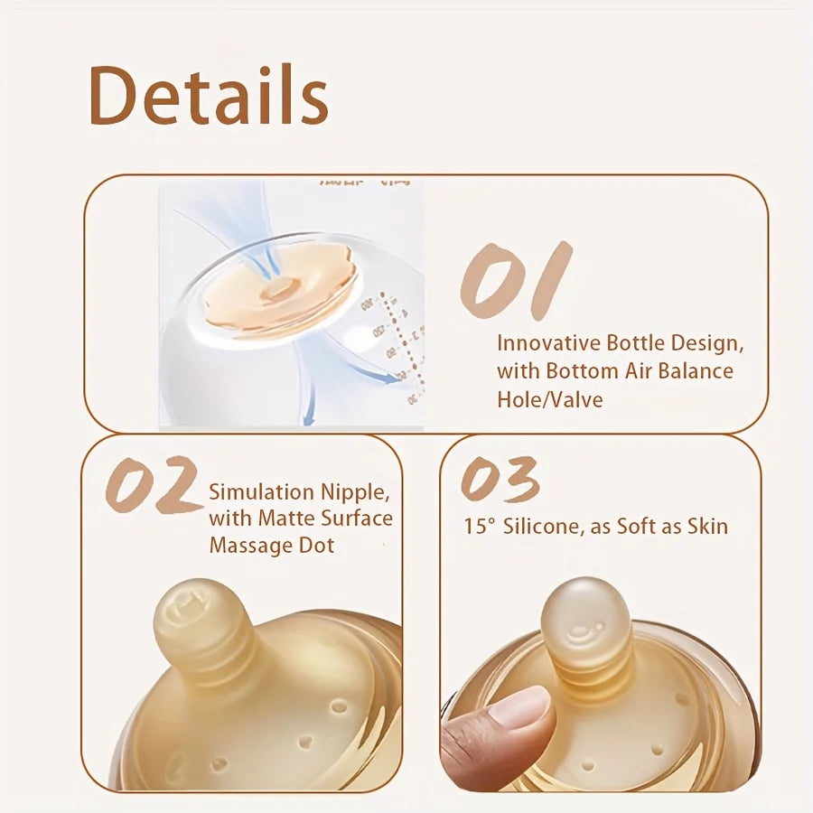 4oz,8oz Glass Baby Bottles