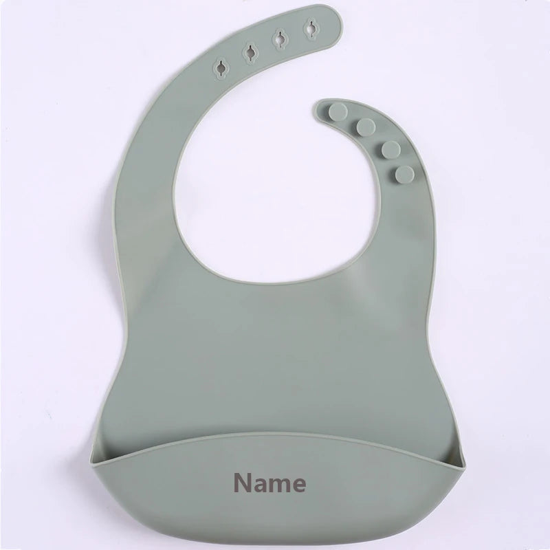 Baby Bib Silicone Drool/Food Catcher